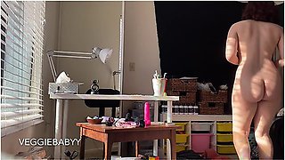 Spying On Me Cleaning My Room Naked - Full Video! Voyeur