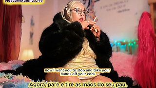 Steaming Hot JOI with Brazilian MILF BBW Goddess in Gold