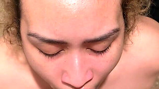 18 Year Old Gets POV Face Fuck