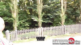 Crazy nympho at public scene