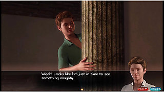 Treasure of Nadia - gameplay -  milf anal dildo masturbation and striptease- teen blowjob and drinking cum