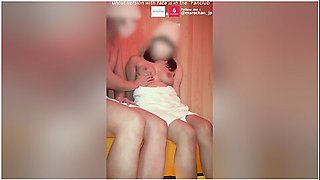 [amateur] Japanese Couple Having Sweaty Semen Bukkake Sex In The Sauna