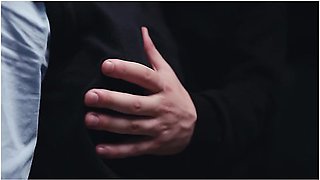 Female Security Girl Tricked Into Giving Handjob - Italian Babe Layla Scarlett Time Stop Freeze Porn