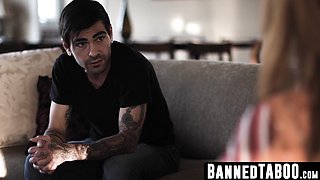 Scarlett Mae swallows warm jizz in cock riding ecstasy