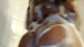 Big Booty Latina With Huge Tits In The Shower