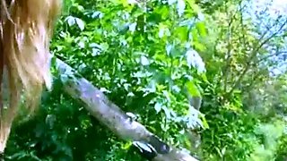 American Couple's Outdoor Adventure in the Woods and Car