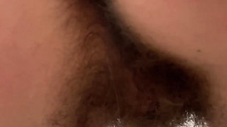Hairy Pussy Peeing From Behind