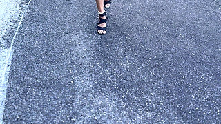 Hot Turkish MILF Street View