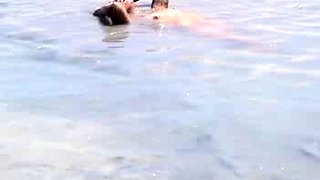 Amateur hottie fucked outdoor in public