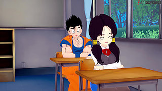 Krillin almost finds Android 18 and Roshi fucking - Dragon Ball Zex Series
