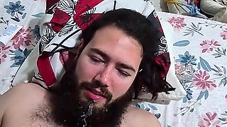 Milk From My Boobs on the Beard of My Neighbor