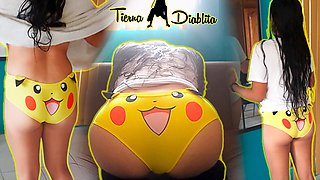 Do You Like How My Pikachu Panties Look on Me? Come Catch Her All