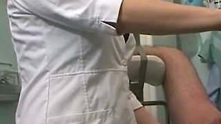 Masked guy gets dominated by a blondie