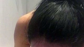 Extreme close up on her pussy taking toys