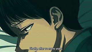 Busty ponytail anime at dinner