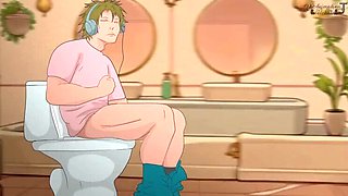 Family Guy Hentai - Lois Can't Wait! Anal & Blowjob Toilet Sex