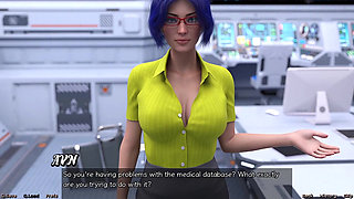 Stranded in Space - Blue Haired Big Tits MILF Wants to Talk