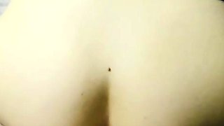Close up Asian sex scene with cunt around her dick