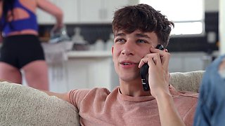 Stepmom talked into riding him... it's all fucking taboo