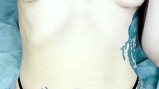 Small titted brunette amateur anal nailed at home