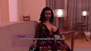 Stepmom Catches Step Son Masturbating & Helps Him Out - Stepsister Peeps Through Door