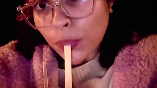 Bloated Toilet Farts After Huge Milkshake in the Cinema