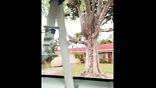 Valerica Steele Gets Smashed On Fan Bus