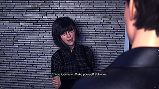 What Starts as a Cozy Visit With Chloe Ends in a Warm Intimate Sexual Night Together (3D)