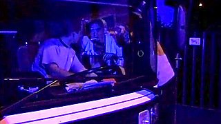 Private Classic MONY in restaurant gangbang,anal and facial cumshot on bus
