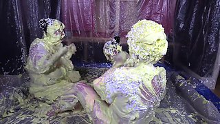 Foam Fun with Cheyenne Hannah  Skyler