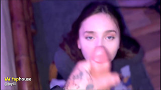 Joyliii Blows for the Cum