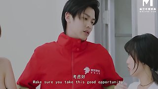 Jds Delivery Ceo - The Bossy President Gives Physical Benefits For Pussy Joy - Wen Rui Xin