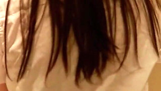 Student Taking A Piss on the Toilet