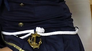 KaterinaHartlova Seaman Uniform And Gold Balls LEWD