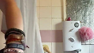 Hot MILF with Perfect Tits Showers and Chats Away to You About Vanilla Life