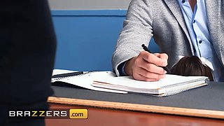 Brazzers - tutor Mick Blue and college girl hollywood currency give Ryan Reid a hardcore dp lesson
