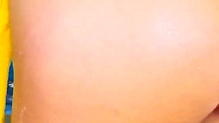 Hot Colombian Shows You Her Ass on the Beach