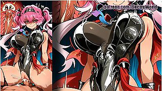 Jessica Miller And Car Toon In Lupa Howls With Pleasure Under The Moonlight