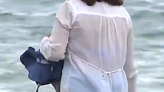 Video1-3 - Latina Stepmom Shows off and Masturbates on the Beach