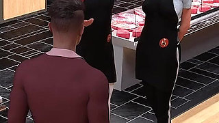 Taboo University #03 - Chem Class with Beatiful Black 18yo and Blue Haired Emo