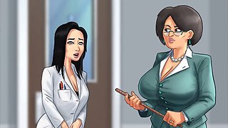 Naughty brunette teacher Hotsummer117 uses a magical belt for some steamy fun