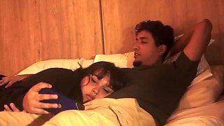 Step Sister Blowjob Almost Caught! Hardcore Spanish Amateur with Brunette Chubby Stepsis