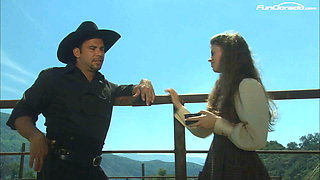 Cowboy nimmt Maid hart ran
