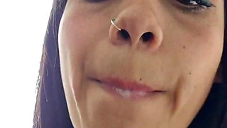 Latina Gets Milk in Her Ass