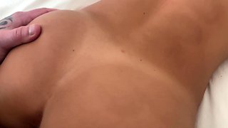 Asian Girl Blowjobs Outdoors POV