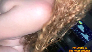 Redhead Rides on Roommate's Cock, Real Amateur Video