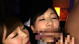 Asian japanese in anal threesome