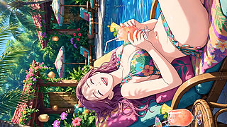 The Joyful Days of Beautiful Anime Girls: Summer Paradise 3D Anime AI-Generated