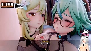 Creampie compilation, hard rough sex, genshin impact mona