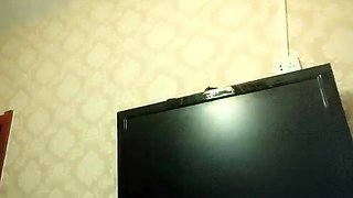 Amateur latin caught by hidden cam